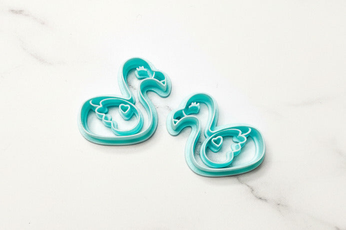 Flamingo mirrored set