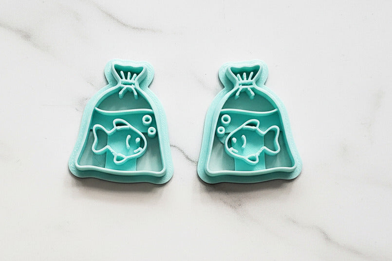 Fish in bag mirrored set
