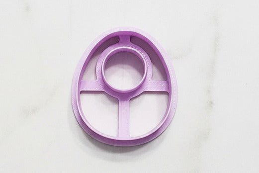 Egg shape with inner circle
