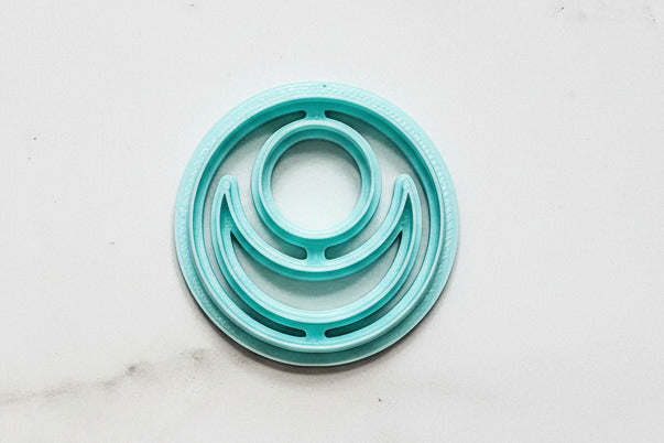 circle moon pendent