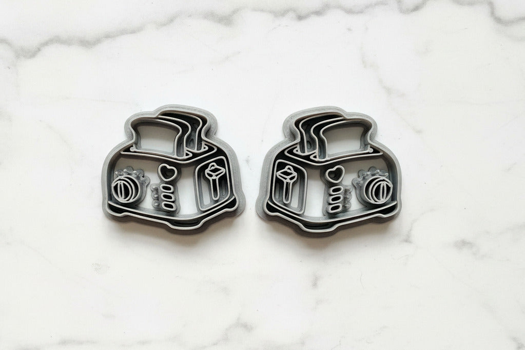 Toaster mirrored set