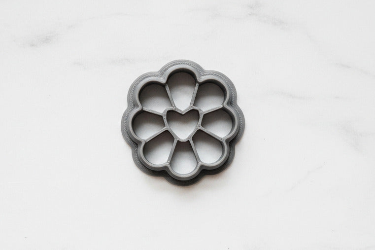 Flower with heart center