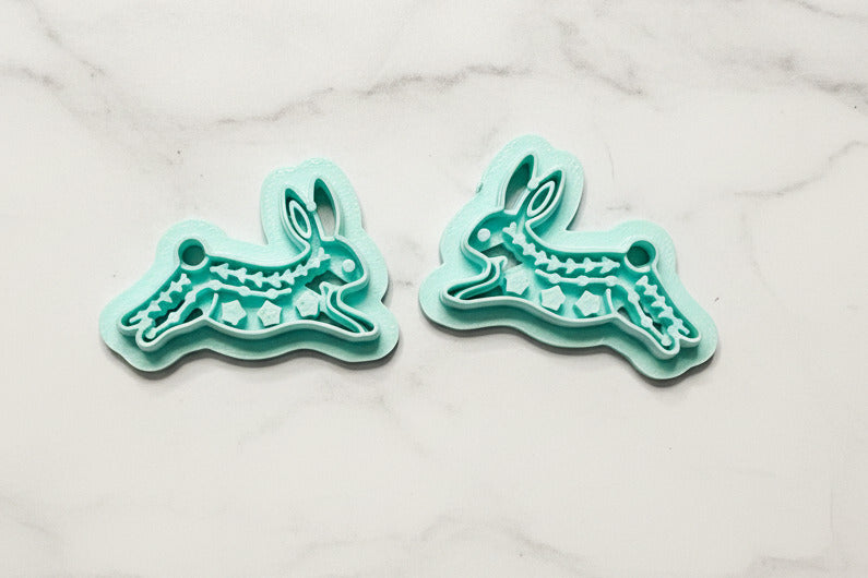 bunnies deco mirrored set