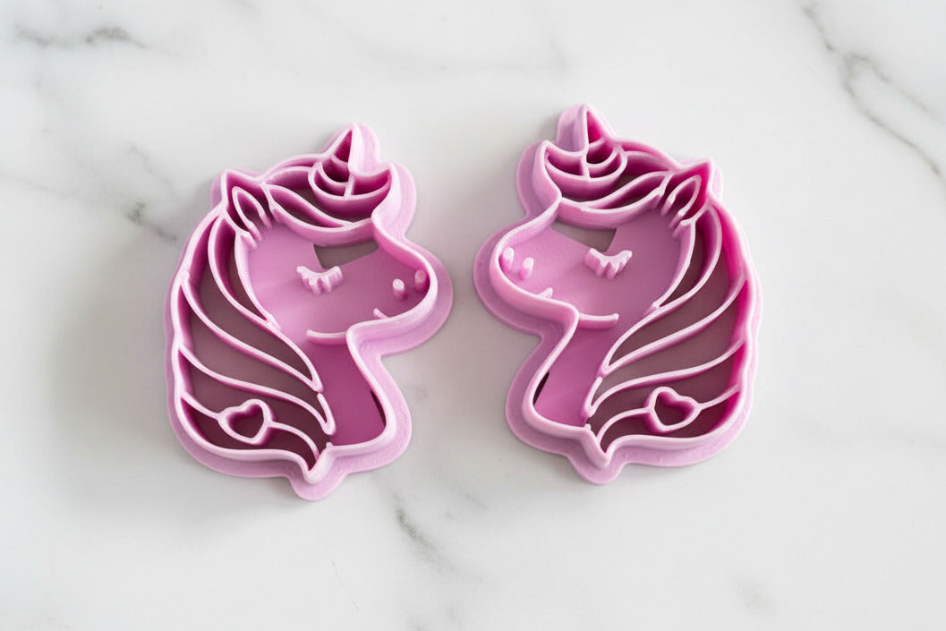 Unicorn mirrored set w heart