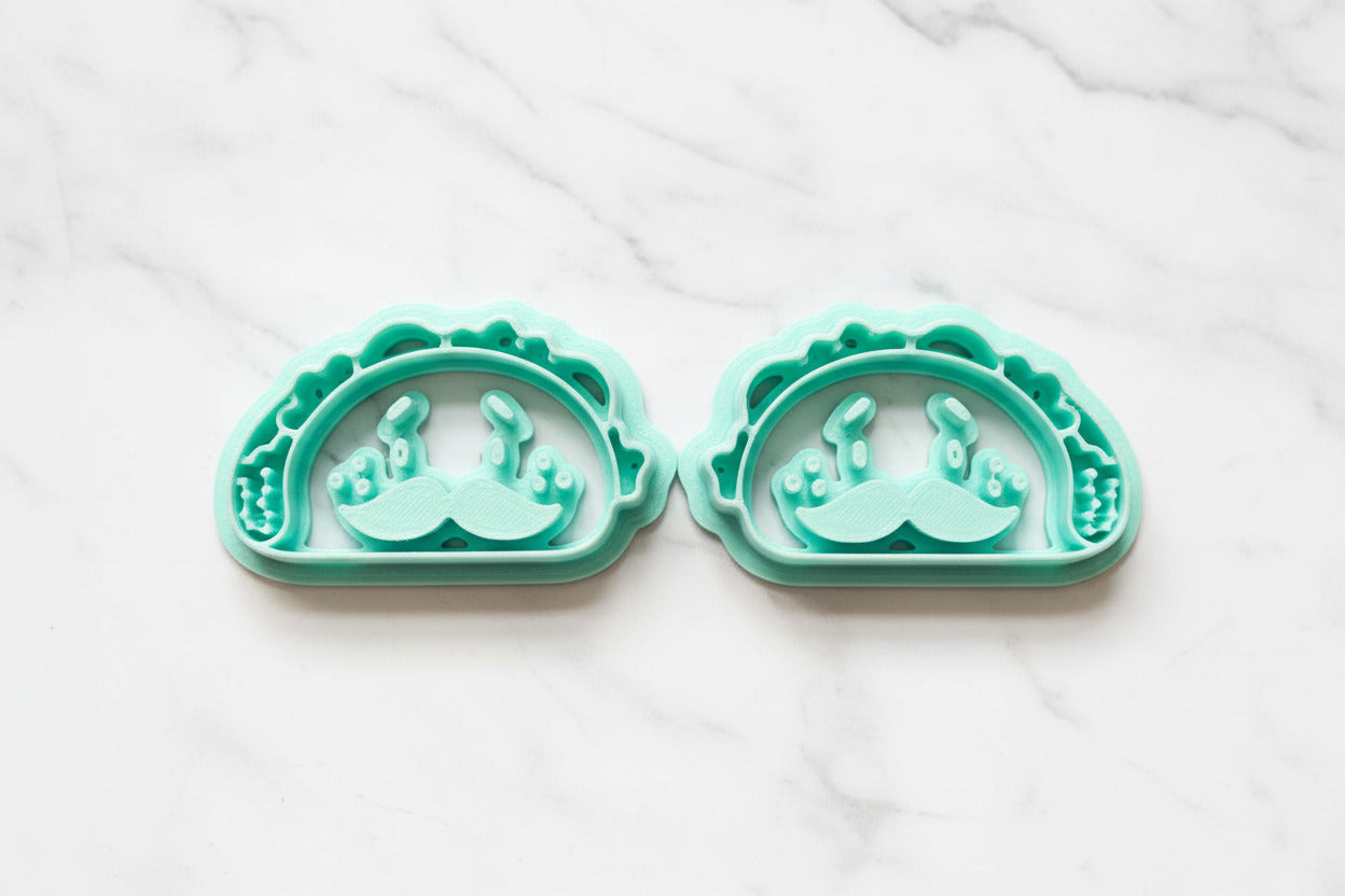 Moustash Taco mirrored set