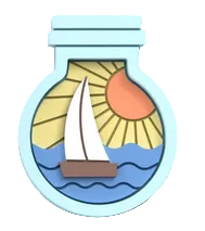 Seaside in a bottle