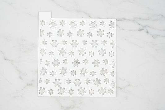 Snow flake stencil