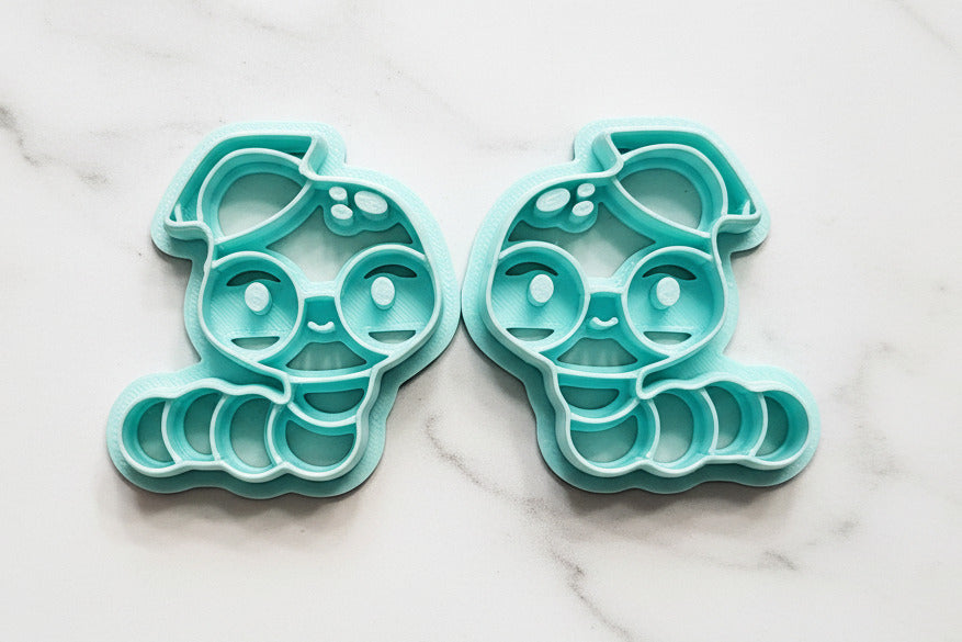 Grad bookworms mirrored set