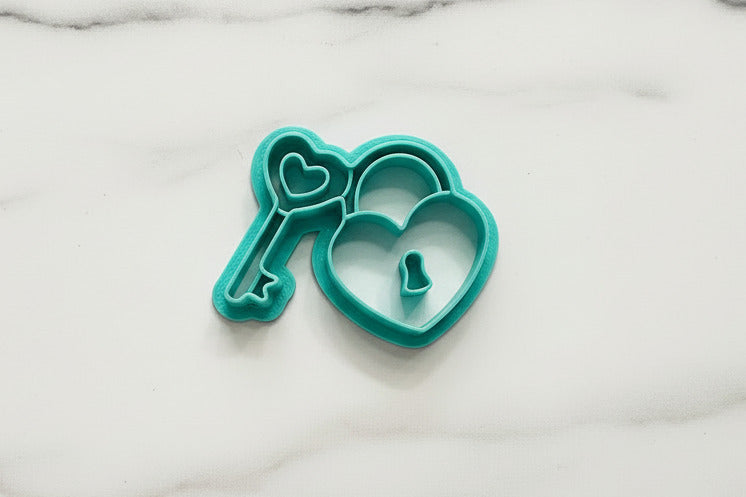 Key and lock heart