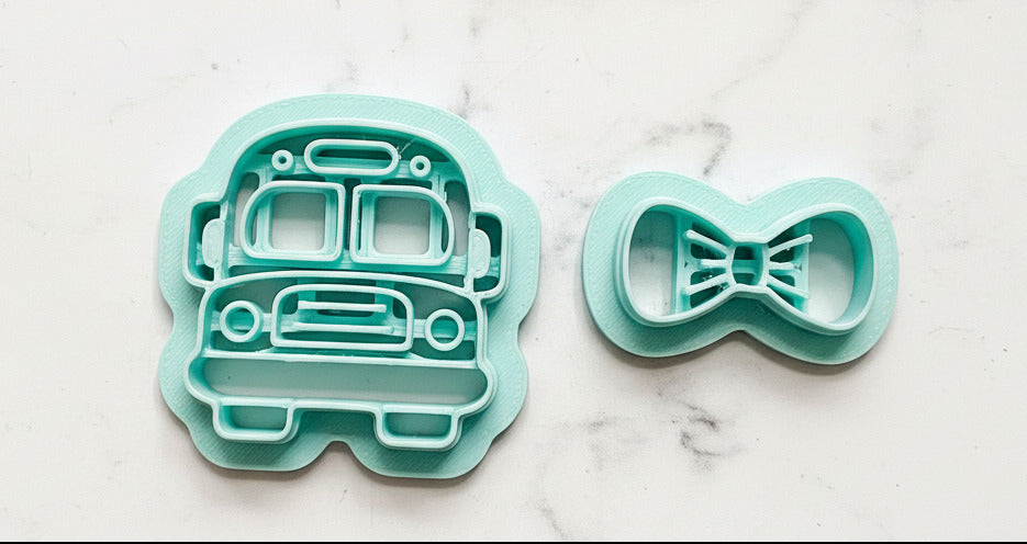 School bus and bow