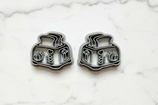 Toaster mirrored set