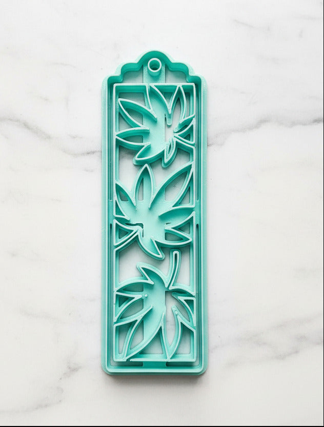 Pot leaf bookmark