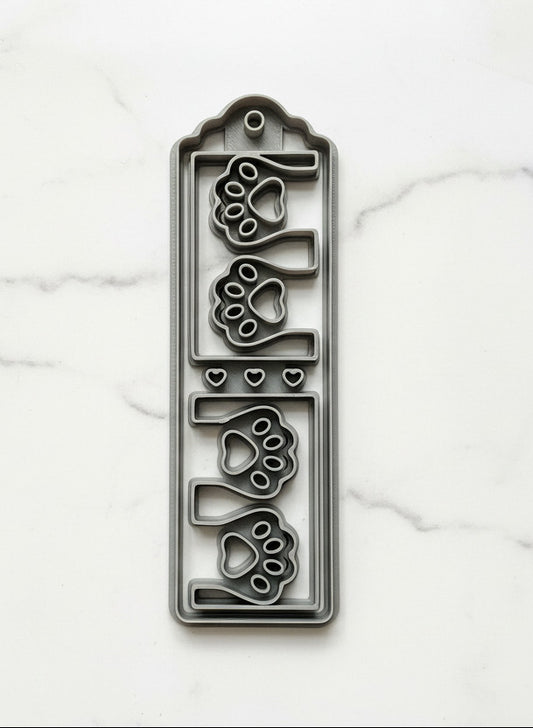 4 paws bookmark