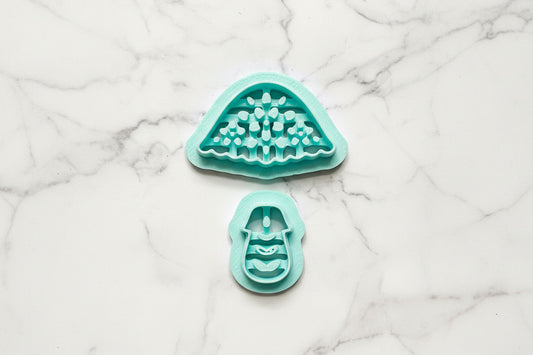 Folk art mushroom