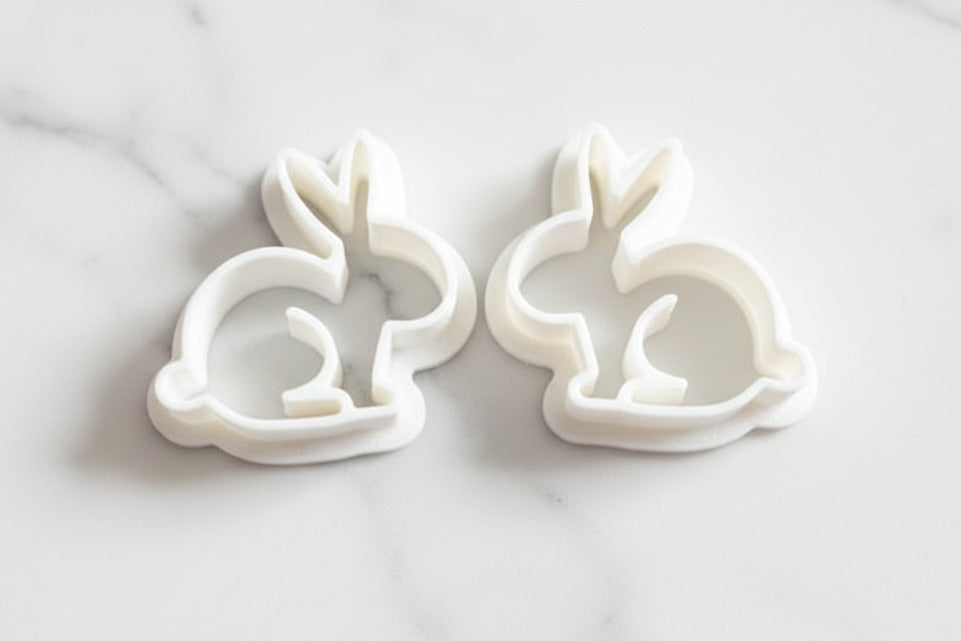 Silouette bunnies mirrored