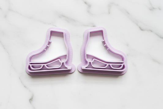 Ice skates mirrored