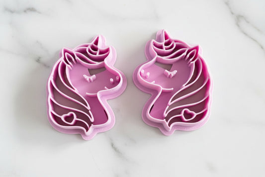 Unicorn mirrored set w heart