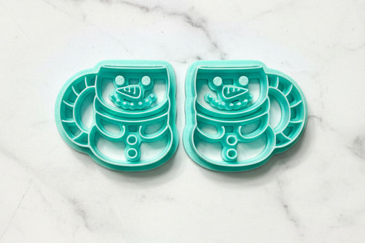 Snowman mug mirrored set
