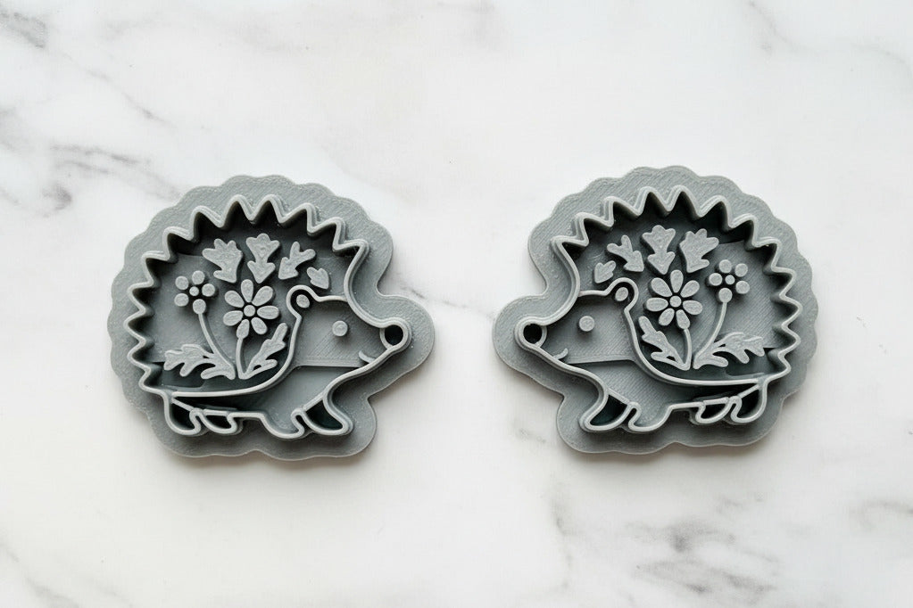 Folk art hedgehogs