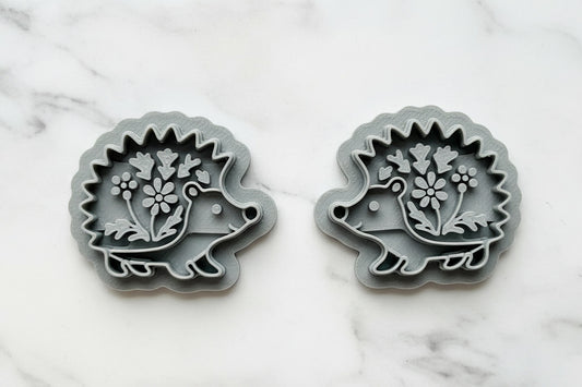 Folk art hedgehogs