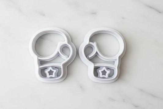 Boxing glove with star mirrored set