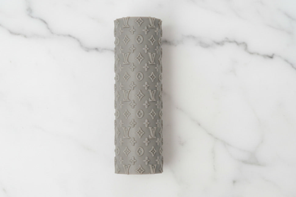 louis vuitton inspired roller debossed