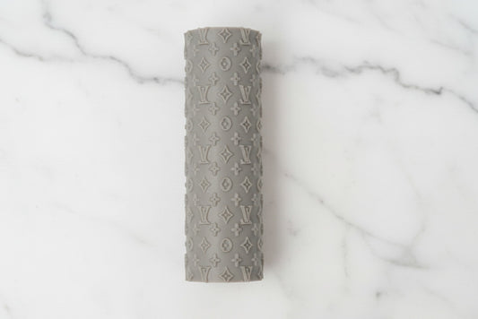 louis vuitton inspired roller debossed
