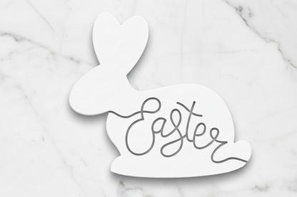 bunny with word easter
