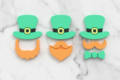 Irish hat and beard set