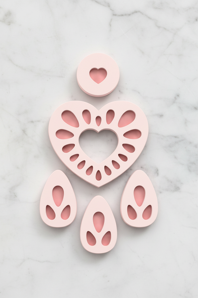 3 pc heart