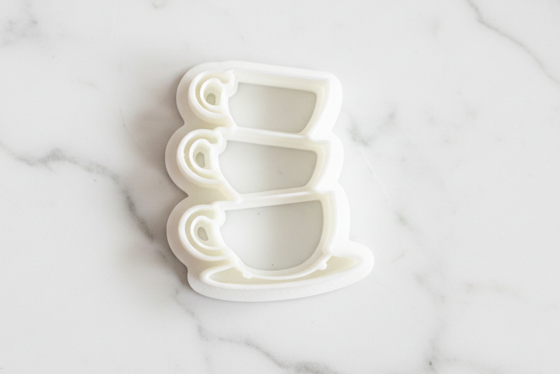 3 tea cups