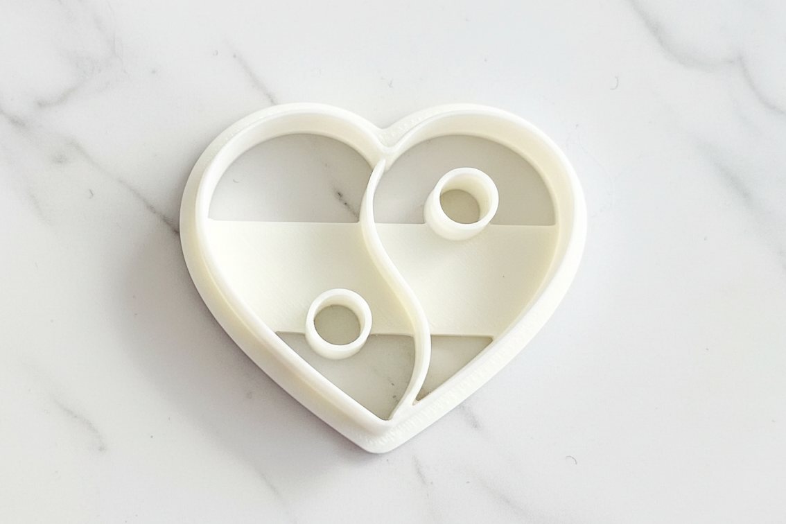 Heart ying yang
